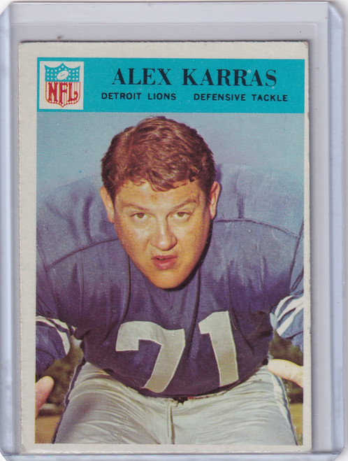 1966 Philadelphia Football #69 Alex Karras - Detroit Lions