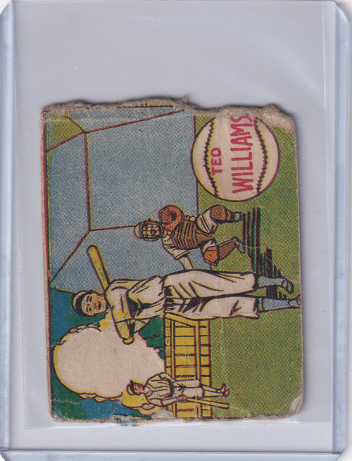 1943 R302-01 M.P. & Co Ted Williams  - Boston Red Sox