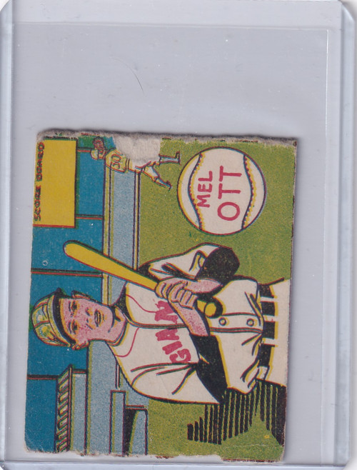 1943 R302-01 M.P. & Co Mel Ott - New York Giants