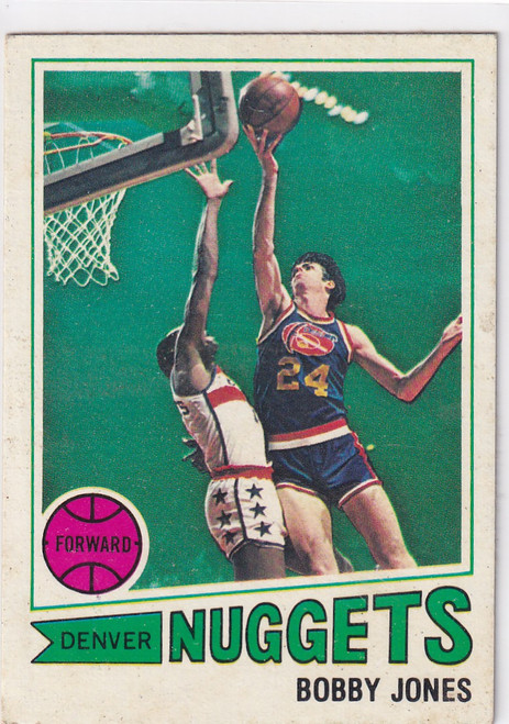 1977 TOPPS #118 BOBBY JONES- DENVER NUGGETS