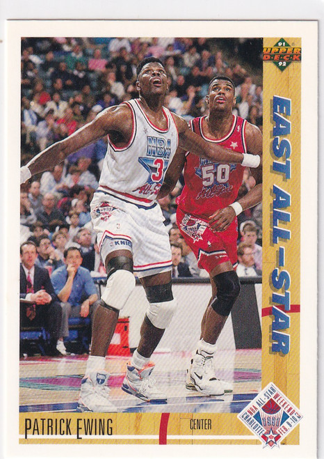 1991 UPPER DECK #68 PATRICK EWING EAST ALL STAR- NEW YORK KNICKS
