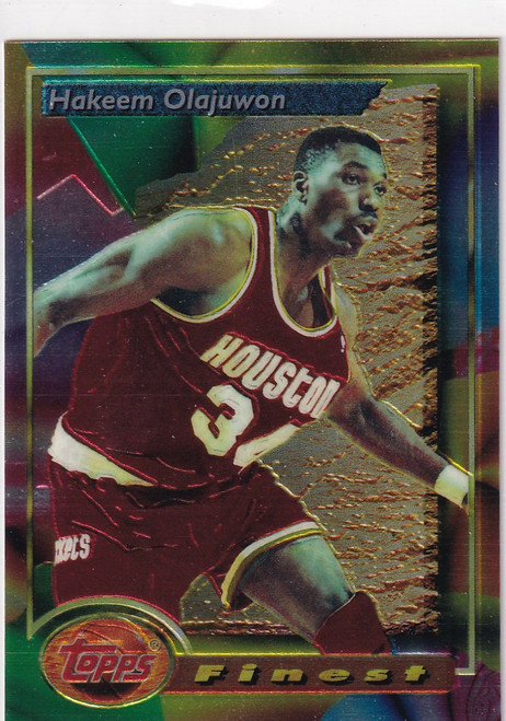 1994 TOPPS FINEST #76 HAKEEM OLAJUWON- HOUSTON ROCKETS