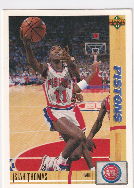 1991 UPPER DECK #333 ISIAH THOMAS- DETROIT PISTONS