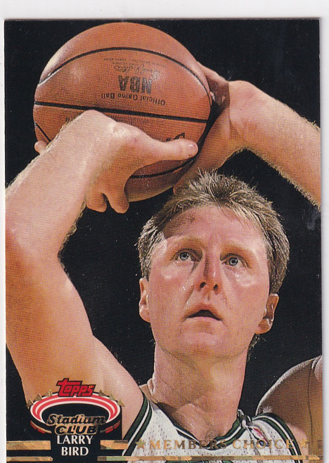 1992 TOPPS #194 LARRY BIRD MEMBERS CHOICE- BOSTON CELTICS