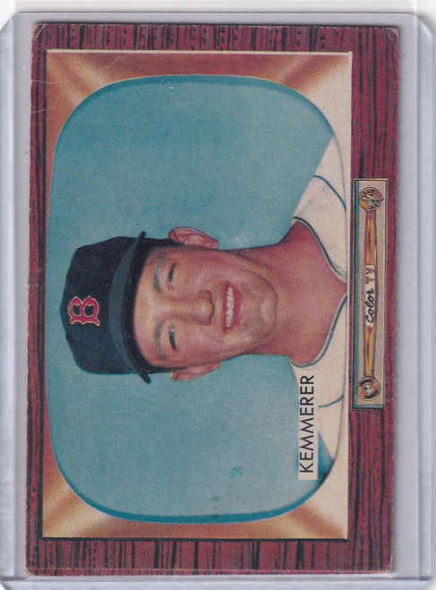 1955 Bowman Baseball #222 Russ Kemmerer - Boston Red Sox RC