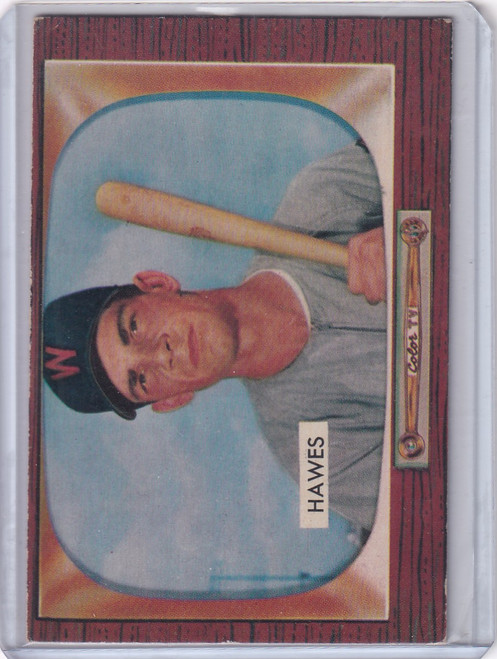 1955 Bowman Baseball #268 Roy Lee Hawes - Washington Senators RC