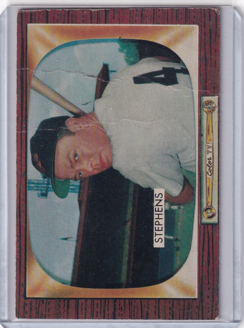 1955 Bowman Baseball #109 Vern Stephens - Baltimore Orioles