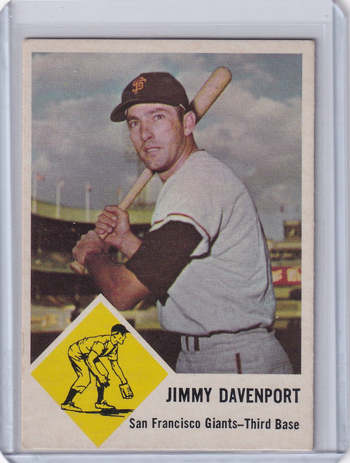 1963 Fleer #65 Jim Davenport - San Francisco Giants