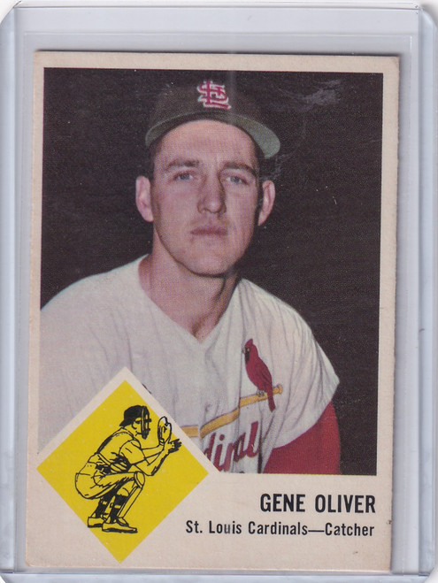 1963 Fleer #62 Gene Oliver - St. Louis Cardinals