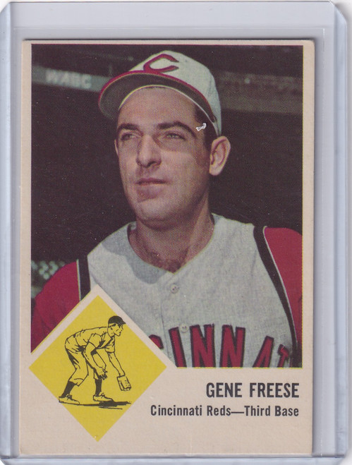 1963 Fleer #33 Gene Freese - Cincinnati Reds