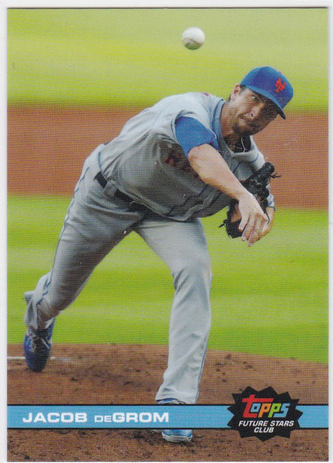 2020 Topps Future Stars Club September #5 Jacob Degrom New York Mets