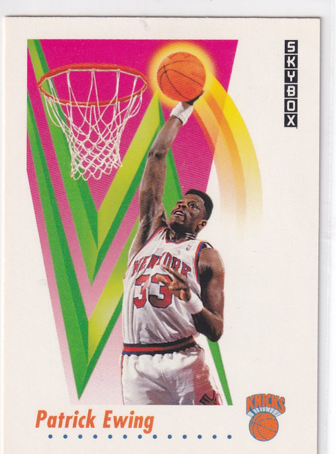 1991 SKYBOX #189 PATRICK EWING- NEW YORK KNICKS