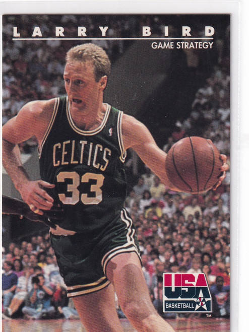 1992 SKYBOX #12 LARRY BIRD GAME STRATEGY USA- BOSTON CELTICS