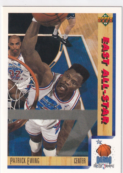 1992 UPPER DECK #455 PATRICK EWING EAST ALL STAR- NEW YORK KNICKS