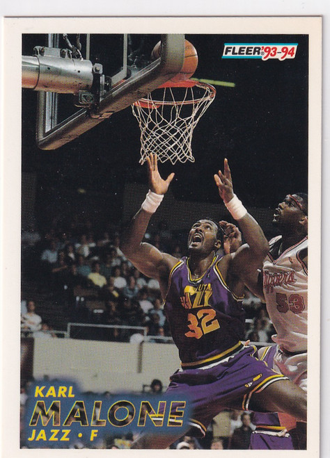 1993 FLEER #211 KARL MALONE- UTAH JAZZ