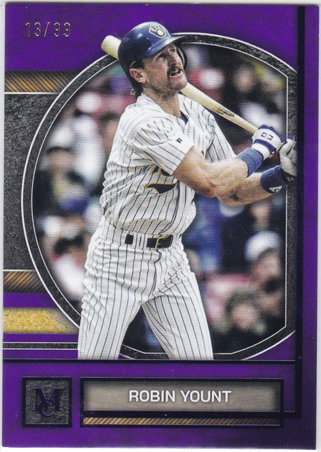 2025 Topps Museum Collection #56 Robin Yount Amethyst #13/99 Brewers