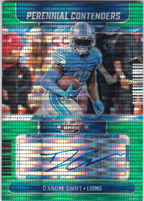 2022 Contenders Optic Perennial Contenders Auto 3/25 D'Andre Swift #PCA-DS