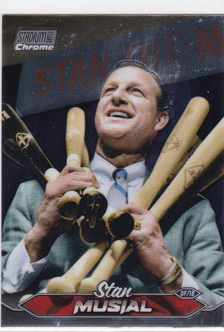 2024 Topps Stadium Club Chrome #266 Stan Musial St louis Cardinals