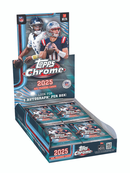 2025 Topps Chrome Football Hobby Box