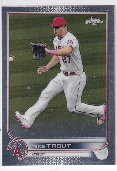 2022 TOPPS CHROME #200 MIKE TROUT- ANGELS