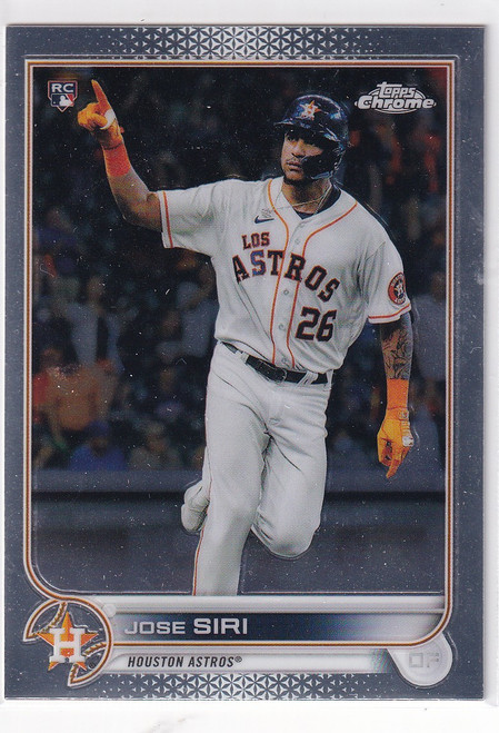 2022 TOPPS CHROME #204 JOSE SIRI- HOUSTON ASTROS