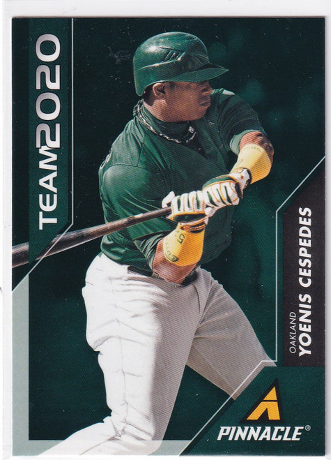 2013 PINNACLE #T7 YOENIS CESPEDES TEAM 2020- OAKLAND ATHELTICS