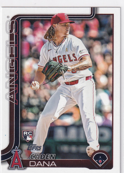 2025 TOPPS SERIES TWO #422 CADEN DANA- ANGELS
