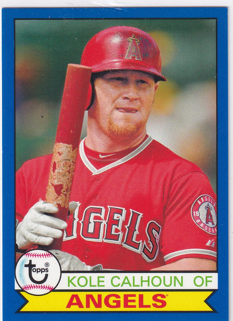 2016 TOPPS #187 KOLE CALHOUN BLUE 173/199- ANGELS