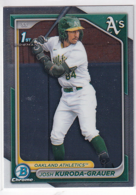 2024 BOWMAN CHROME #BDC-54 JOSH GRAUER- OAKLAND ATHELTICS