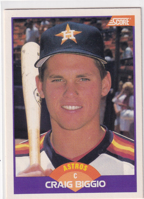 1989 SCORE #237 CRAIG BIGGIO- HOUSTON ASTROS