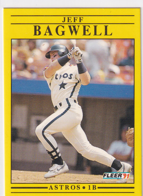 1991 FLEER #U-87 JEFF BAGWELL- HOUSTON ASTROS