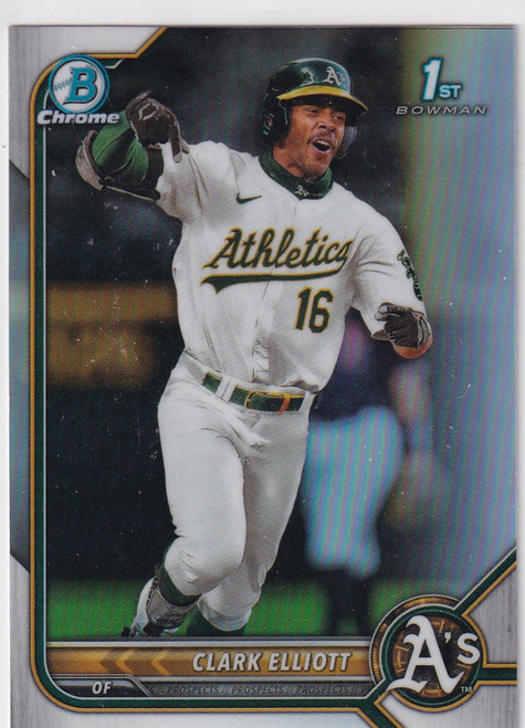 2022 BOWMAN CHROME #BDC-85 CLARK ELLIOT- OAKLAND ATHELTICS
