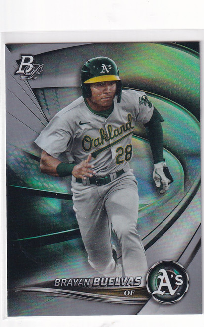 2022 BOWMAN PLATNUM #TOP-68 BRAYAN BUELVAS- OAKLAND ATHLETICS