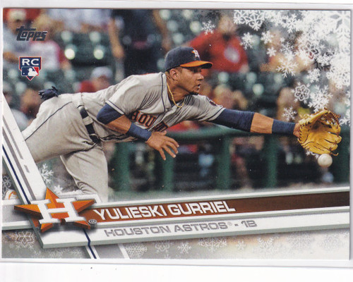 2017 TOPPS HOLIDAY #HMW85 YULIESKI GURRIEL- HOUSTON ASTROS