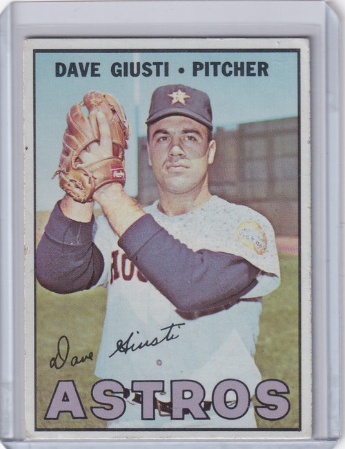 1967 Topps Baseball #318 Dave Giusti - Houston Astros