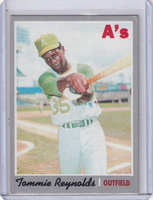 1970 Topps Baseball #259 Tommie Reynolds - Oakland Athletics