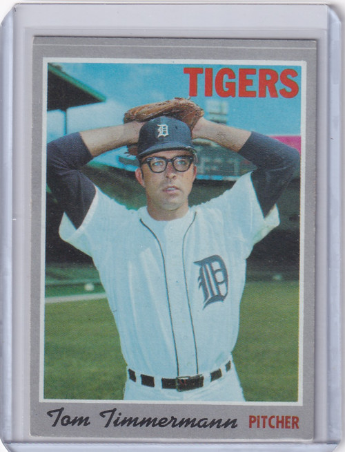 1970 Topps Baseball #554 Tom Timmermann - Detroit Tigers RC