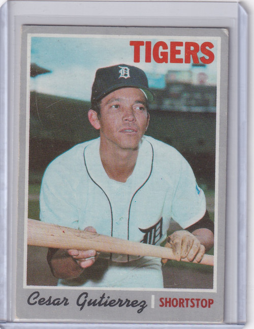 1970 Topps Baseball #269 Cesar Gutierrez - Detroit Tigers