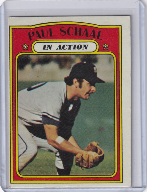 1972 Topps Baseball #178 Paul Schaal IA - Kansas City Royals