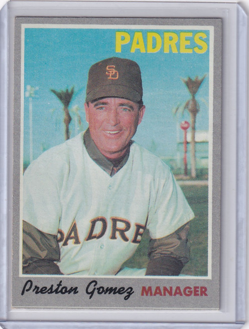 1970 Topps Baseball #513 Preston Gomez - San Diego Padres