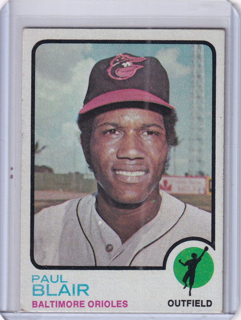 1973 Topps Baseball #528 Paul Blair - Baltimore Orioles