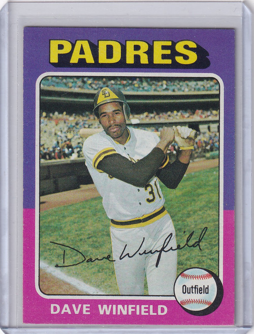 1975 Topps Baseball #61 Dave Winfield - San Diego Padres