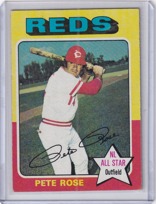 1975 Topps Baseball #320 Pete Rose - Cincinnati Reds