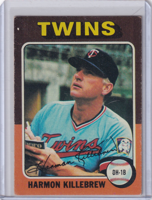1975 Topps Baseball #640 Harmon Killebrew - Minnesota Twins