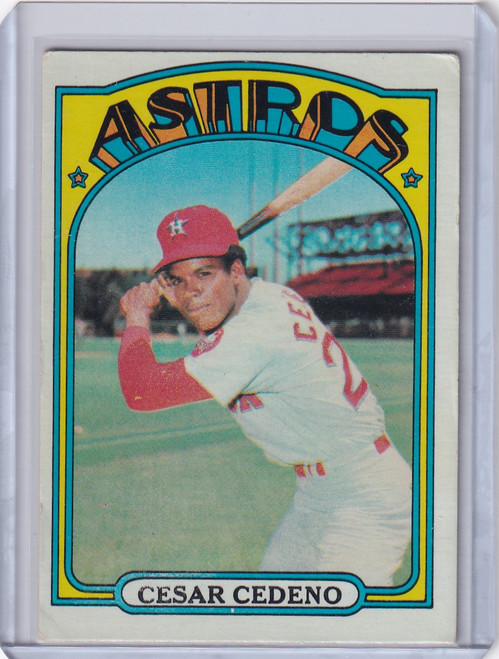 1972 Topps Baseball #65 Cesar Cedeno - Houston Astros