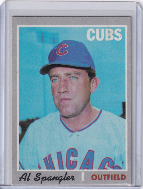 1970 Topps Baseball #714 Al Spangler - Chicago Cubs