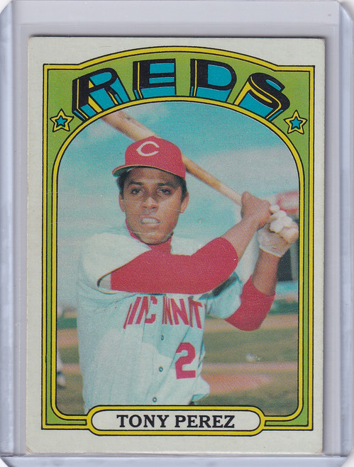 1972 Topps Baseball #80 Tony Perez - Cincinnati Reds