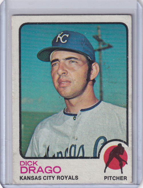 1973 Topps Baseball #392 Dick Drago - Kansas City Royals