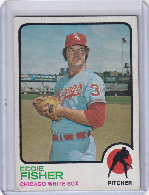 1973 Topps Baseball #439 Eddie Fisher - Chicago White Sox