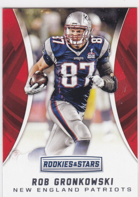 2016 Panini Rookie & Stars #132 Rob Gronkowski  New England Patriots